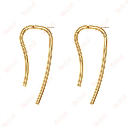 cheap funny gold plated earrings
